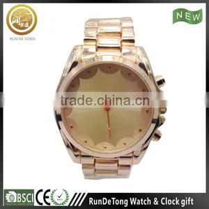 Rose Gold Quartz Wrist Watch With 2 Pushers for Ladies thumbnail-1