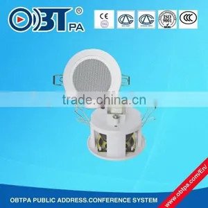OBT-701High Quality Ceiling Speaker /loudspeakers Ceiling/waterproof Speaker 3w for Public Address System thumbnail-1
