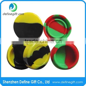 Shiny Round Inside Food Grade Non Stick Heat Resistant Storage Silicone Container thumbnail-6