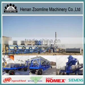 ZOOMLINE Brand 20T/HR Portable Drum Asphalt Mix Plant thumbnail-1