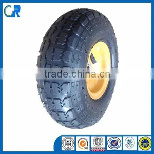 Yinzhu Gainran Manufacturer Air Wheel 4.10/3.50-4 Wooden Cart Wheel thumbnail-1