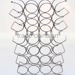 Customized Shining Fashionable Metal Wine Shelf Rack Quality Choice thumbnail-3