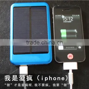5000mah USB Mobile Solar Charger With LED Flashlight for Iphone thumbnail-1