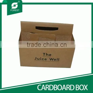 CARDBOARD PACKING BOX CARDBOARD 6 PACK BOTTLE CARRIER KRAFT Quality Choice thumbnail-1