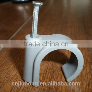Round Plastic Wall Cable Clip thumbnail-1