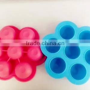 HOT Sale LFGB & FDA Approved Silicone Baby Food Storage Containers thumbnail-4