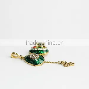 Hot Selling Metal Enamel Flower Openable Pendant thumbnail-5