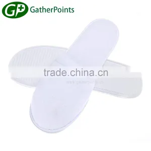 White Towel Cloth House Indoor Hotel Slippers thumbnail-1