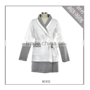 2015 Winter Embossed Scuba Dress for Ladies Casual Wear thumbnail-1