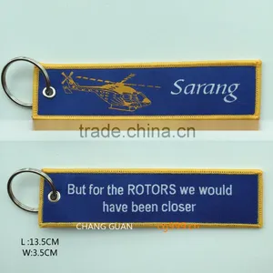 The Cheap Personalized Woven Label Key Chains thumbnail-1