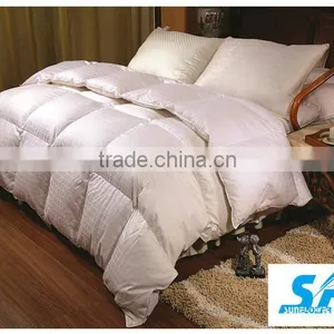 100% Cotton Fabric Dobby Embroider Hotel Alternative Down Comforter/ Micro Fiber Quilt /duvet Shell thumbnail-1