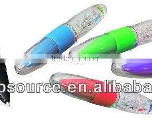 Promotional Liquid Light Ball Pen Light Pen thumbnail-1