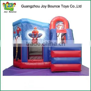 Wholesale Jumpers Inflatable Spiderman Castle , Giant Inflatable Castle Slide for Adult thumbnail-1