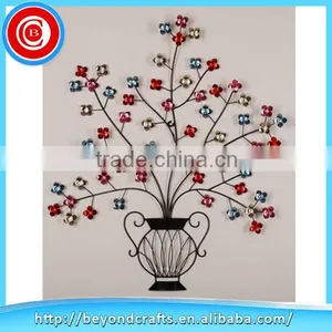Acrylic Bead Vase Beautiful Flower Wall Decor thumbnail-1