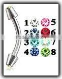 Stainless Steel Body Jewelry Eyebrow Ring,body Piercing thumbnail-1