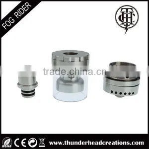 THC Dual Coil, Rebuildable Deck Design Fog Rider Tank thumbnail-4