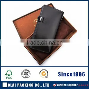 Cheap Black Cardboard Wallet Packaging Box thumbnail-1