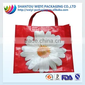 Laminated pp Woven Tote Bag/ Woven Shopping Bag thumbnail-1