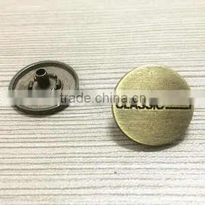 Custom Clothing Embossed Snap Fastener thumbnail-2