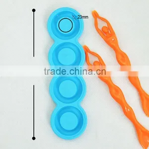 Sexy Mermaid Hula Hoop Shape Silicone Ice Cube Tray thumbnail-4