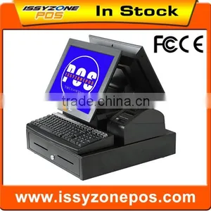 IZP015 2015 Pos All In One Pos System Dual Screen Lowest Price Quality Choice thumbnail-1