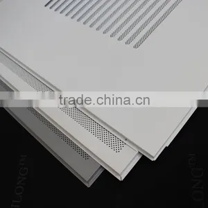 Rustproof Perforated T Grid Metal Office False Ceiling 600x600mm thumbnail-5