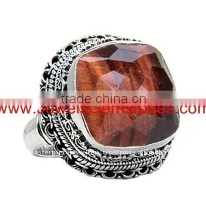 KRJ262103-0 Silver Red Tiger Eye Jewellery thumbnail-1
