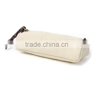 Plain Canvas Pencil Case Canvas Pouch thumbnail-2