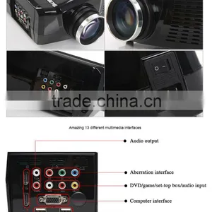 Best Selling !! 2800 Lumens SD HDMI USB Port 1080P Full HD LCD Projector thumbnail-6