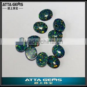 Oval Opal Cabochon Cut -similar Natural Created Opal thumbnail-5