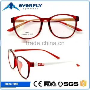 Most Fashional Classic Colorful Frame Tr90 Optical Eyewear Glasses thumbnail-1