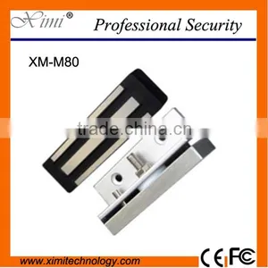 80kg Mini Lock Electronic Magnetic Lock 150Lbs Power to Lock EM Lock XM-M80 With Bracket thumbnail-1