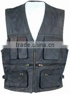 DL-1585 Leather Vests thumbnail-1
