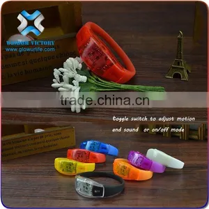 2016 Blue LED Flashing Neon Bracelet,led Bracelet thumbnail-5