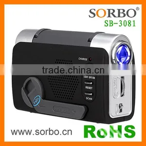 2016 Portable Wholesale LED Lantern Radio Scanner FM Radio thumbnail-1