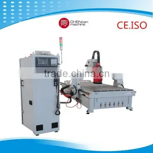Jinan ATC Spindle CNC Machine 1325 Wood Carving Machine Wood Working Machinery for Sale thumbnail-1