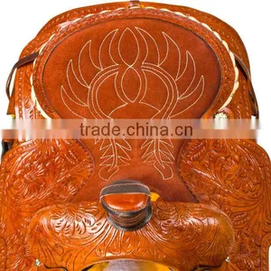 New Horse Western Pleasure Saddle Premium Quality WS159 thumbnail-5
