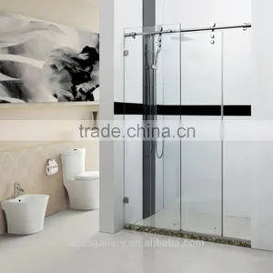 Alumium Frame Sliding Opening Glass Shower Door thumbnail-5