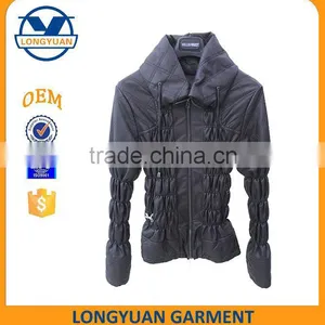 Slim Fit Custom Women Pu Leather Jacket New Style 2016 pu Jacket thumbnail-1