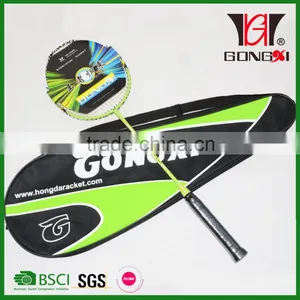 GX-8090 GREEN OEM Aluminium&fiberglass Badminton Racquet With Badminton Bag/game Badminton thumbnail-1