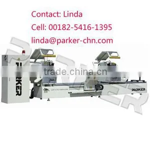 PVC Profile Cnc Control Double Mitre Cutting Saw/upvc Window Frame Cutting Machine/PVC Profile Cutting Machine thumbnail-4