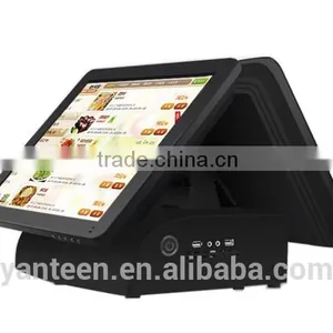 15inch Double Screen POS Touch Screen All in One for Retail POS System thumbnail-2