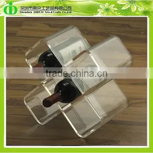 DDW-S008 ISO9001 Chinese Factory Sells Stylish Design Wine Bottle Stand Holder thumbnail-1
