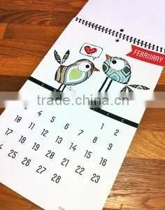 One Page Table Calendar Wall Calender thumbnail-1