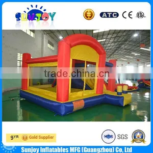 China Supplier Toys Cheap Small Inflatable Bouncer With Slide for Home Use thumbnail-2