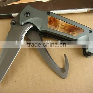OEM Two Ways Opening Outdoor Servival Knife Hunting Knife UD40674 thumbnail-1