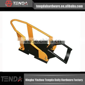Universal Motorcycle Bike Removable Steel Wheel Tire Chock Cradle Adjustable 3-position Truck Bed Trailer thumbnail-1