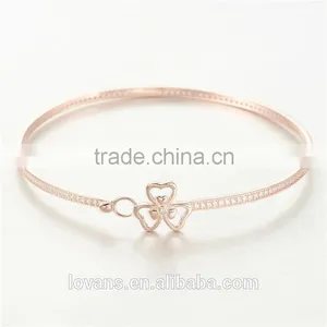 18k Gold Bangle Saudi Arabia Jewelry PB001A thumbnail-4