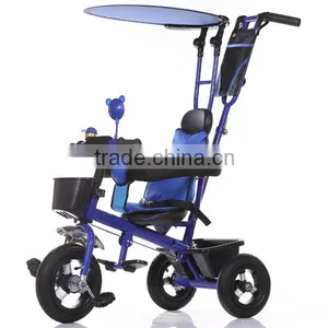 High Quality Baby Tricycle With Canopy,Baby Tricycle Kids Bike With Push Bar thumbnail-2