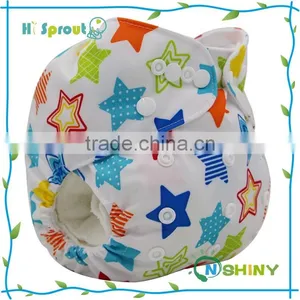 Super Water-absorbing Custom Printed Baby Cloth Diaper thumbnail-1